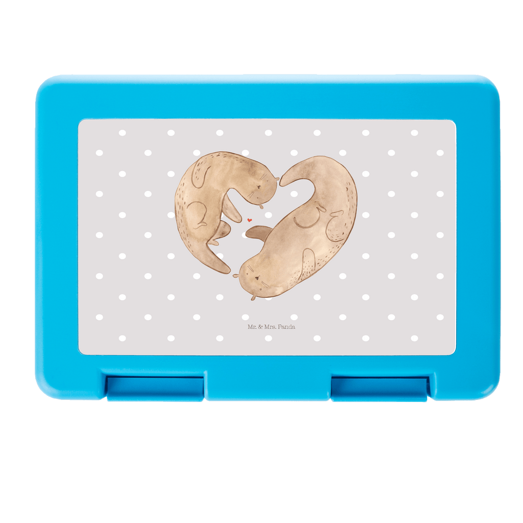 Brotdose Otter Herz Brotbox, Snackbox, Lunch box, Butterbrotdose, Brotzeitbox, Otter, Fischotter, Seeotter, Liebe, Herz, Liebesbeweis, Liebesgeschenk, Bessere Hälfte, Love you, Jahrestag, Hochzeitstag, Verlobung, gemeinsames Leben