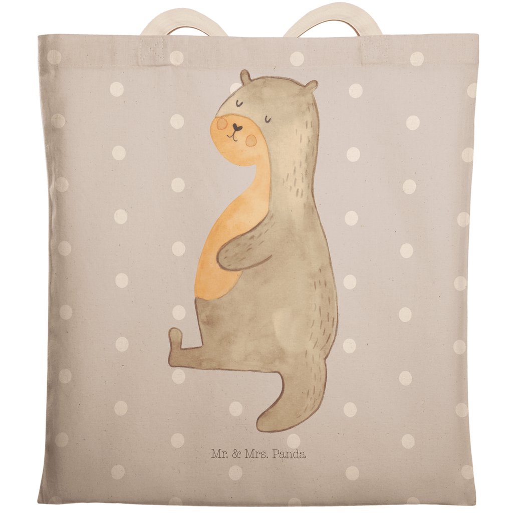 Einkaufstasche Otter Bauch Tragetasche, Tasche, Beutel, Stofftasche, Baumwolltasche, Umhängetasche, Shopper, Otter, Fischotter, Seeotter, Otter Seeotter See Otter
