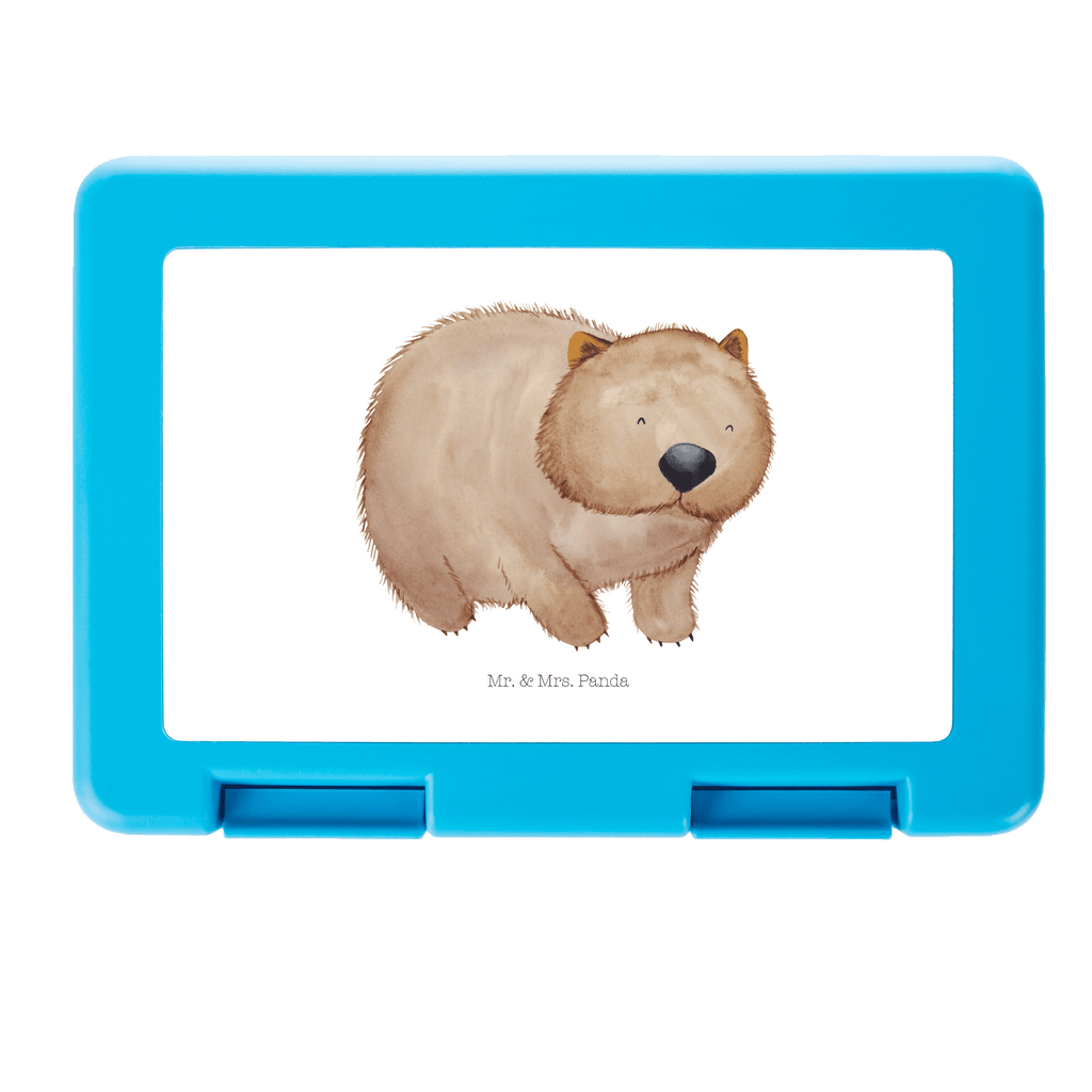 Brotdose Wombat Brotbox, Snackbox, Lunch box, Butterbrotdose, Brotzeitbox, Tiermotive, Gute Laune, lustige Sprüche, Tiere, Wombat, Das Leben ist schön, Motivation, Spruch, Australien