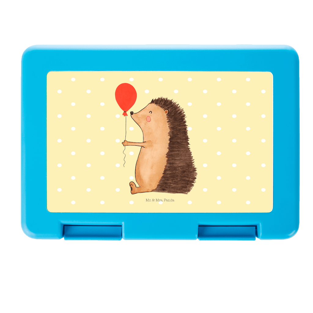 Brotdose Igel mit Luftballon Brotbox, Snackbox, Lunch box, Butterbrotdose, Brotzeitbox, Tiermotive, Gute Laune, lustige Sprüche, Tiere, Igel, Geburtstag, Herzlichen Glückwunsch, Glückwunsch, Geburtstagskind, Ballon, Happy Birthday