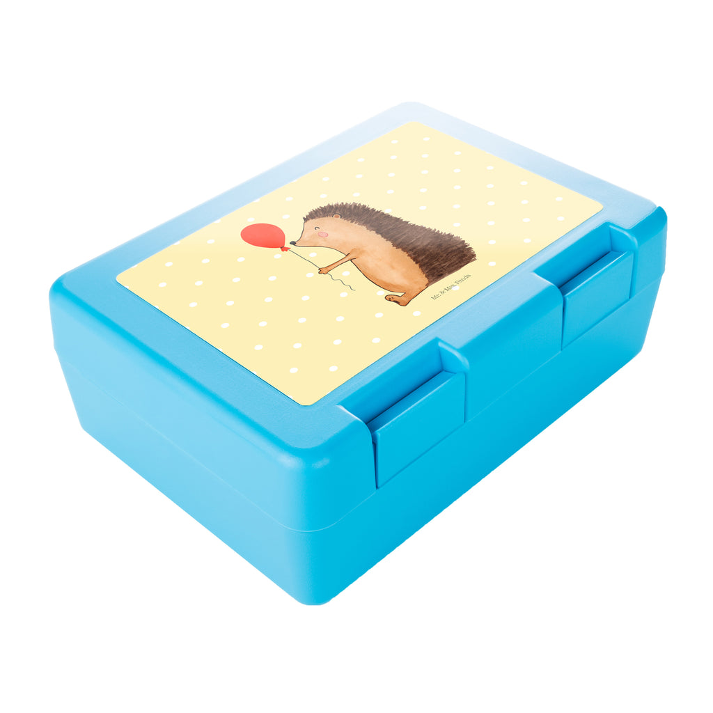 Brotdose Igel mit Luftballon Brotbox, Snackbox, Lunch box, Butterbrotdose, Brotzeitbox, Tiermotive, Gute Laune, lustige Sprüche, Tiere, Igel, Geburtstag, Herzlichen Glückwunsch, Glückwunsch, Geburtstagskind, Ballon, Happy Birthday