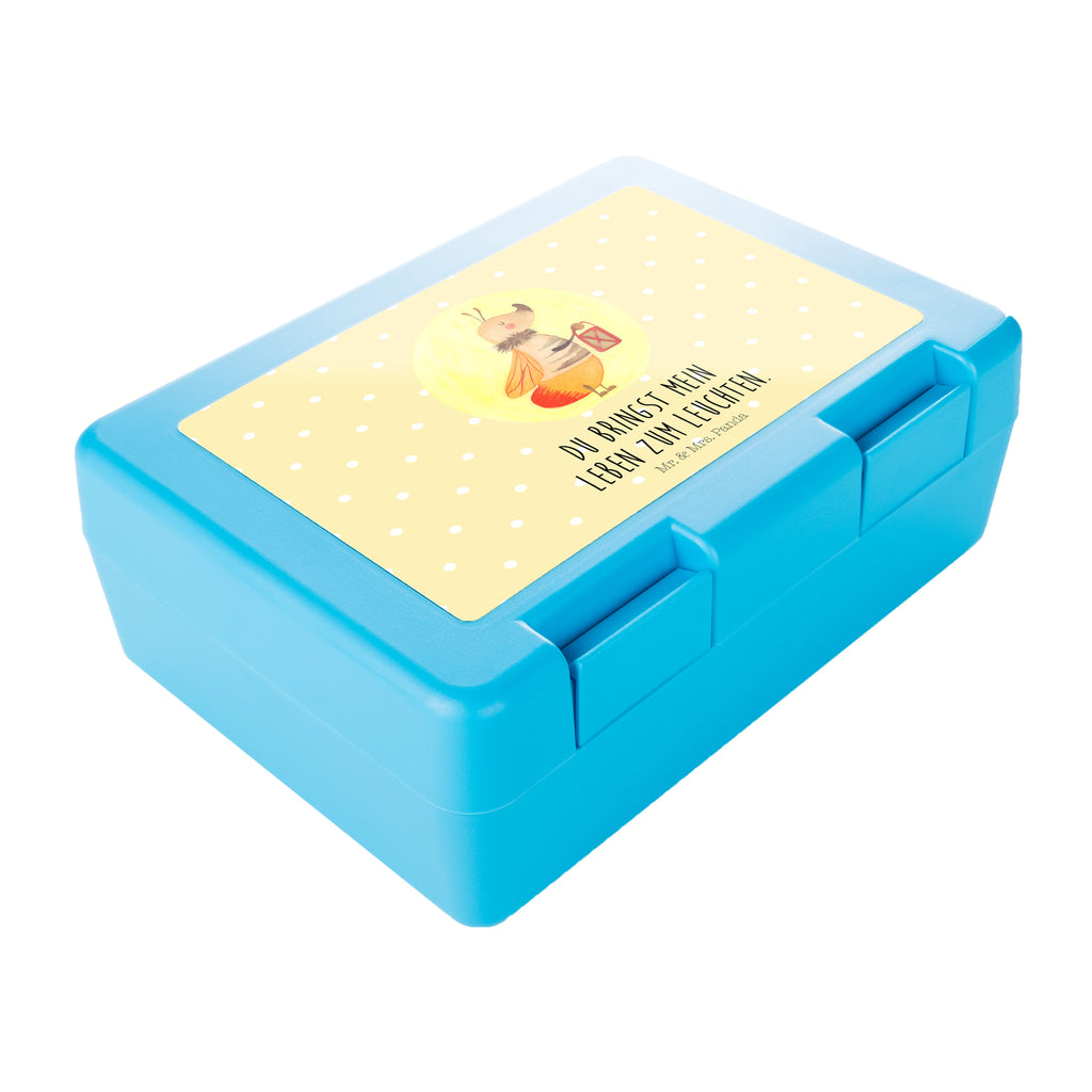 Brotdose Glühwürmchen Brotbox, Snackbox, Lunch box, Butterbrotdose, Brotzeitbox, Tiermotive, Gute Laune, lustige Sprüche, Tiere, Glühwürmchen, Glühwurm, Falter, Liebe, Leuchten, magisch, Liebesbeweis, Lieblingsmensch, Verlobung, Heiratsantrag, Jahrestag, Liebesspruch