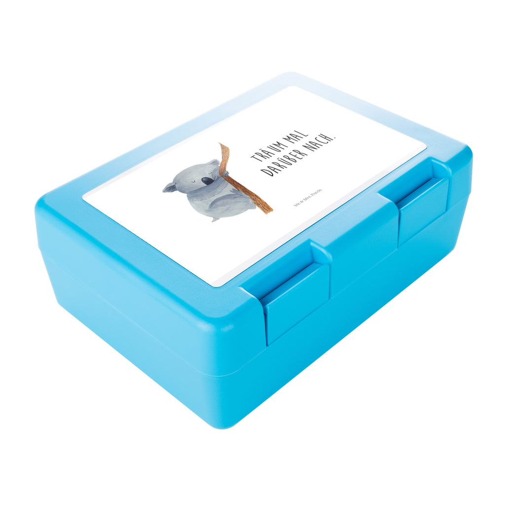 Brotdose Koalabär Brotbox, Snackbox, Lunch box, Butterbrotdose, Brotzeitbox, Tiermotive, Gute Laune, lustige Sprüche, Tiere, Koala, träumen, Traum, schlafen, Schlafzimmer, Traumland, Bär, Koalabär