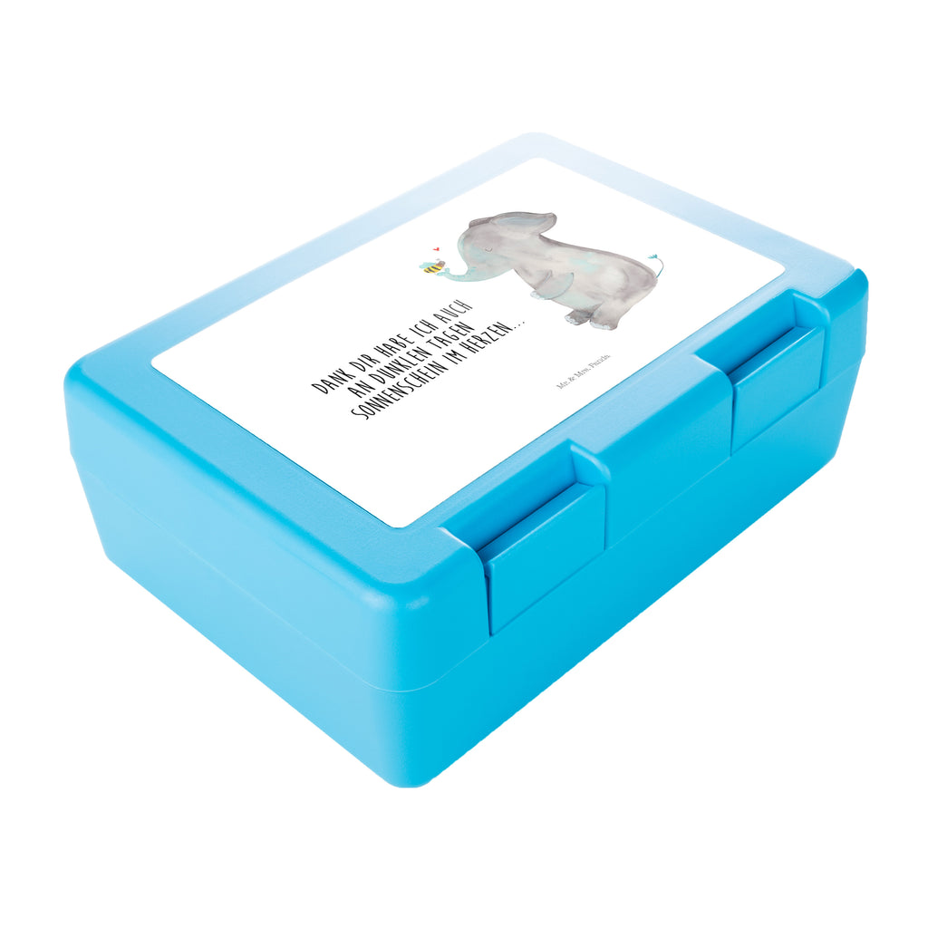 Brotdose Elefant & Biene Brotbox, Snackbox, Lunch box, Butterbrotdose, Brotzeitbox, Tiermotive, Gute Laune, lustige Sprüche, Tiere, Elefant, Biene, Liebe, Liebesbeweis, Jahrestag, Liebesgeschenk, Heiratsantrag, Hochzeitsgeschenk, Liebesspruch