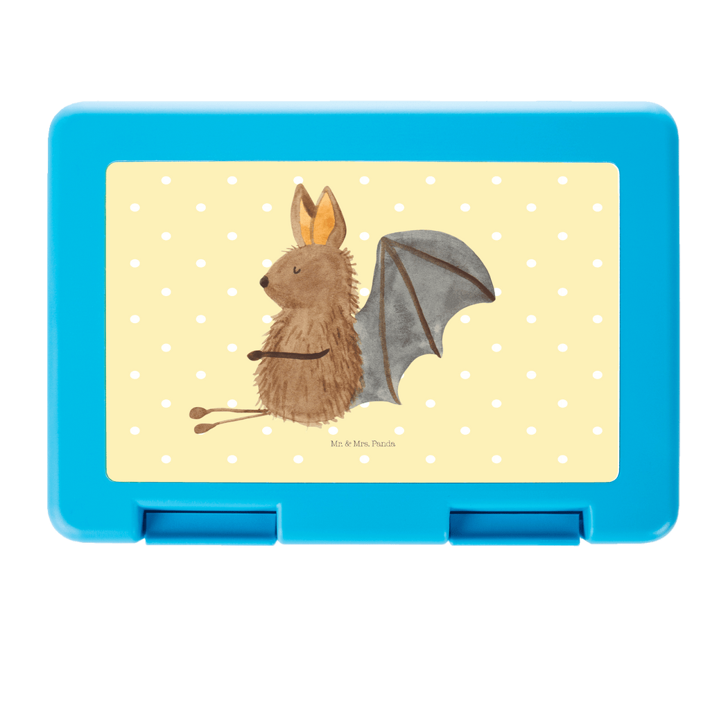 Brotdose Fledermaus sitzend Brotbox, Snackbox, Lunch box, Butterbrotdose, Brotzeitbox, Tiermotive, Gute Laune, lustige Sprüche, Tiere, Fledermaus, Fledermäuse, Motivation, entspannen