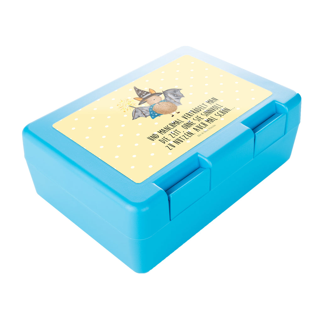 Brotdose Fledermaus Zauberer Brotbox, Snackbox, Lunch box, Butterbrotdose, Brotzeitbox, Tiermotive, Gute Laune, lustige Sprüche, Tiere, Fledermaus, Fledermäuse, Zauberer, Magier, Frauen, reinsteigern