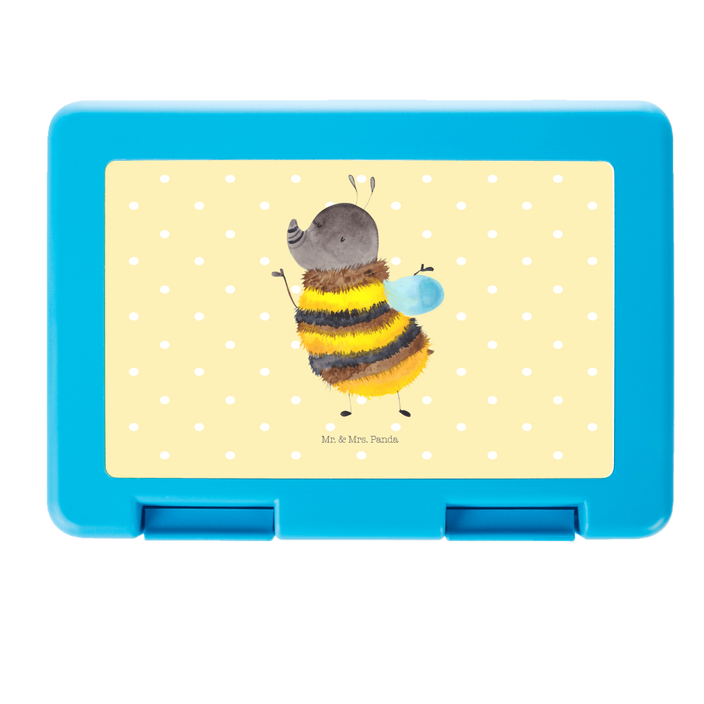 Brotdose Hummel flauschig Brotbox, Snackbox, Lunch box, Butterbrotdose, Brotzeitbox, Tiermotive, Gute Laune, lustige Sprüche, Tiere, Hummel, Flauschig, Biene, Blume, Natur