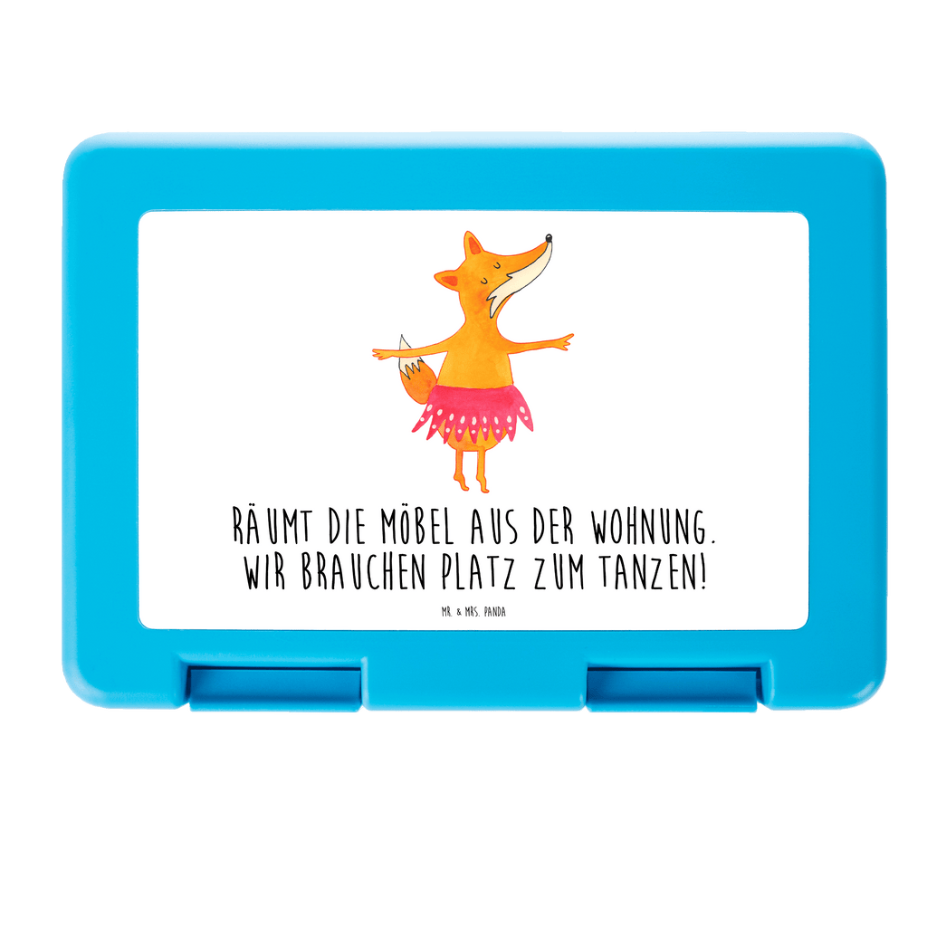 Brotdose Fuchs Ballerina Brotbox, Snackbox, Lunch box, Butterbrotdose, Brotzeitbox, Fuchs, Fuchs Spruch, Füchse, Füchsin, Ballerina, Ballett, Tänzerin, Tanzen, Party, Einladung, Geburtstag