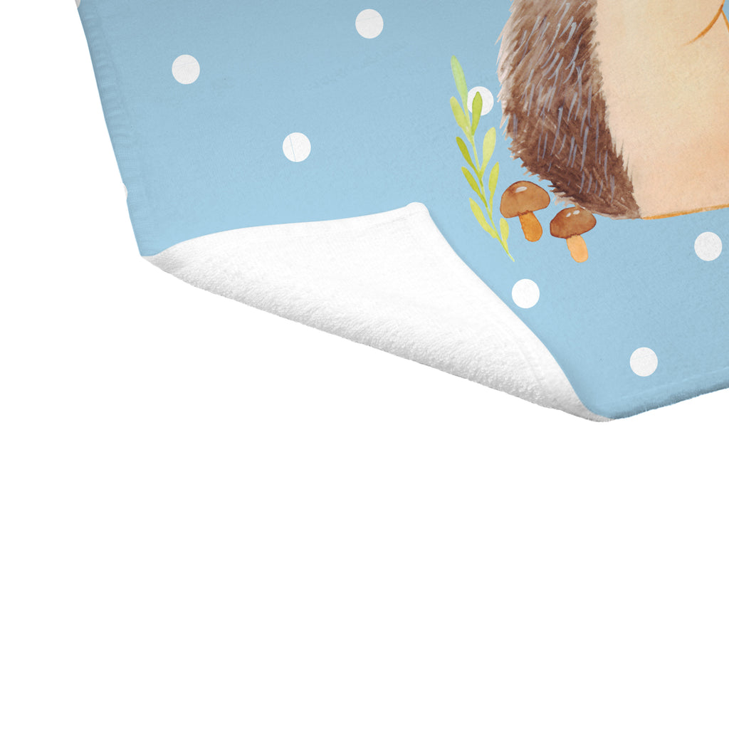 Gäste Handtuch Igel Indianer Gästetuch, Reisehandtuch, Sport Handtuch, Frottier, Kinder Handtuch, Waldtiere, Tiere, Igel, Indianer, Abenteuer, Lagerfeuer, Camping