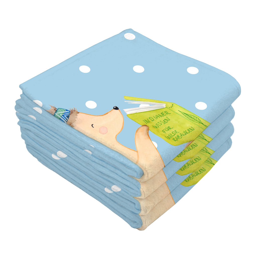 Gäste Handtuch Igel Indianer Gästetuch, Reisehandtuch, Sport Handtuch, Frottier, Kinder Handtuch, Waldtiere, Tiere, Igel, Indianer, Abenteuer, Lagerfeuer, Camping