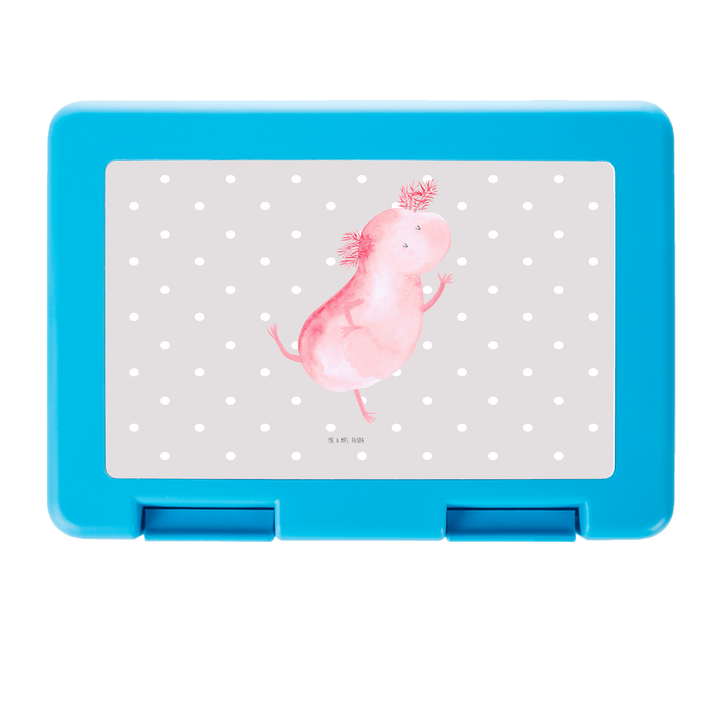 Brotdose Axolotl tanzt Brotbox, Snackbox, Lunch box, Butterbrotdose, Brotzeitbox, Axolotl, Molch, Axolot, Schwanzlurch, Lurch, Lurche, Dachschaden, Sterne, verrückt, Freundin, beste Freundin