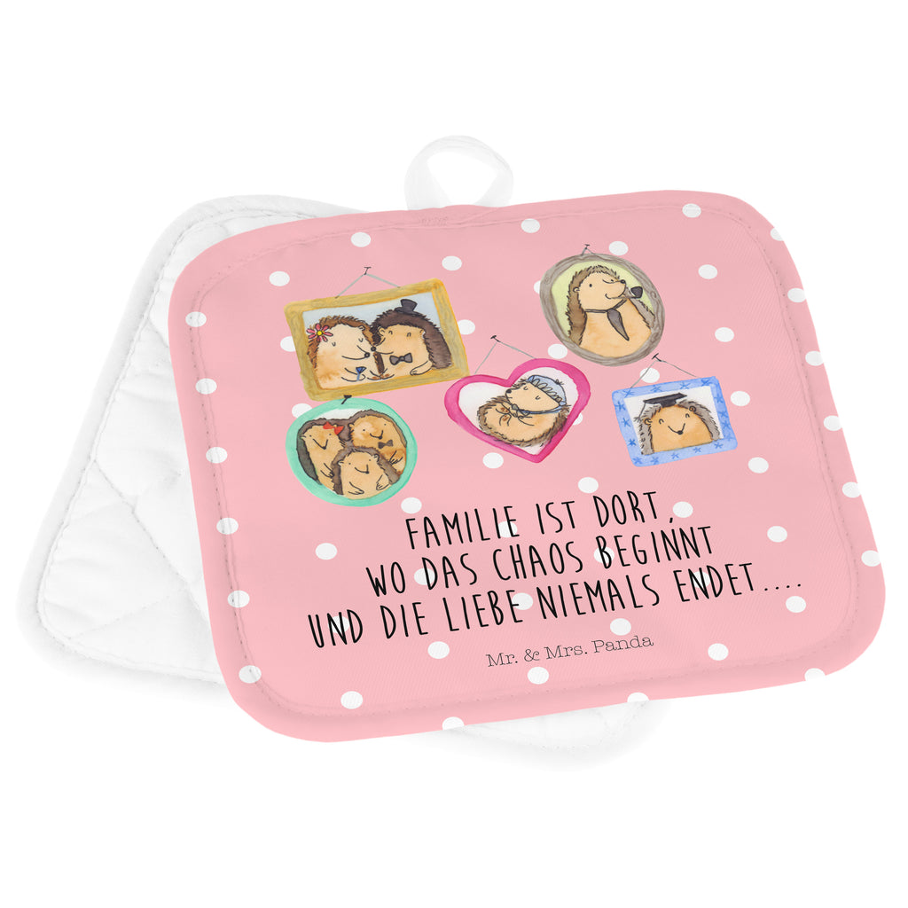 2er Set Topflappen  Igel Familie Topflappen, Topfuntersetzer, Ofenhandschuh, Topflappen Set, Topflappen lustig, Topflappen mit Spruch, Familie, Vatertag, Muttertag, Bruder, Schwester, Mama, Papa, Oma, Opa, Liebe, Igel, Bilder, Zusammenhalt, Glück
