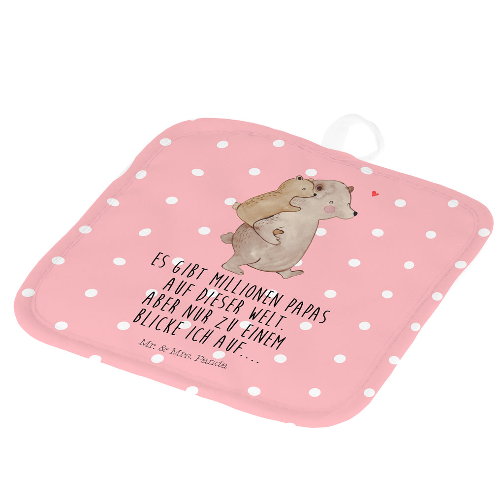 2er Set Topflappen  Papa Bär Topflappen, Topfuntersetzer, Ofenhandschuh, Topflappen Set, Topflappen lustig, Topflappen mit Spruch, Familie, Vatertag, Muttertag, Bruder, Schwester, Mama, Papa, Oma, Opa, Geschenk, Vater, Papi, Vati, Onkel, Geburtstag