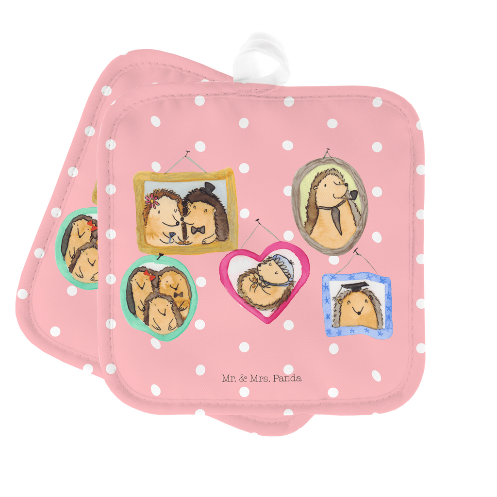 2er Set Topflappen  Igel Familie Topflappen, Topfuntersetzer, Ofenhandschuh, Topflappen Set, Topflappen lustig, Topflappen mit Spruch, Familie, Vatertag, Muttertag, Bruder, Schwester, Mama, Papa, Oma, Opa, Liebe, Igel, Bilder, Zusammenhalt, Glück