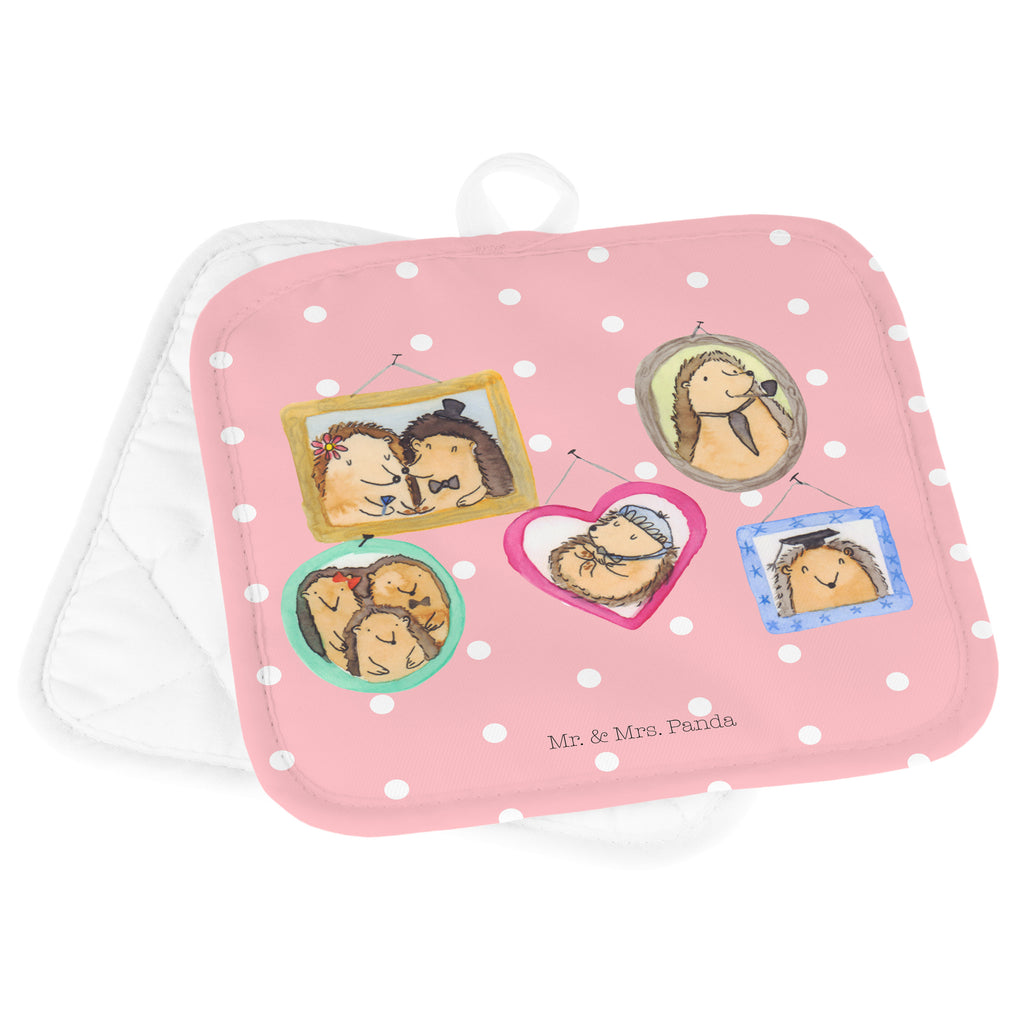 2er Set Topflappen  Igel Familie Topflappen, Topfuntersetzer, Ofenhandschuh, Topflappen Set, Topflappen lustig, Topflappen mit Spruch, Familie, Vatertag, Muttertag, Bruder, Schwester, Mama, Papa, Oma, Opa, Liebe, Igel, Bilder, Zusammenhalt, Glück