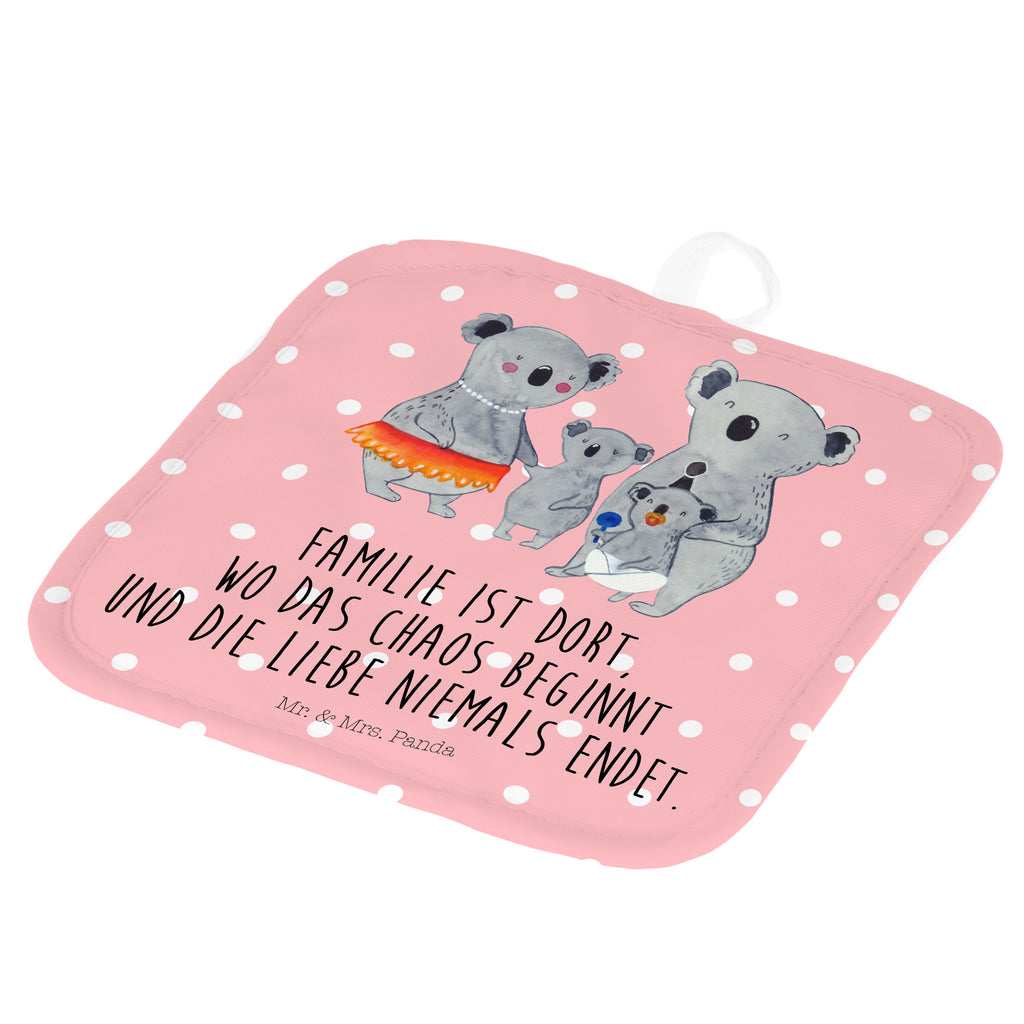 2er Set Topflappen  Koala Familie Topflappen, Topfuntersetzer, Ofenhandschuh, Topflappen Set, Topflappen lustig, Topflappen mit Spruch, Familie, Vatertag, Muttertag, Bruder, Schwester, Mama, Papa, Oma, Opa, Koala, Koalas, Family, Kinder, Geschwister, Familienleben