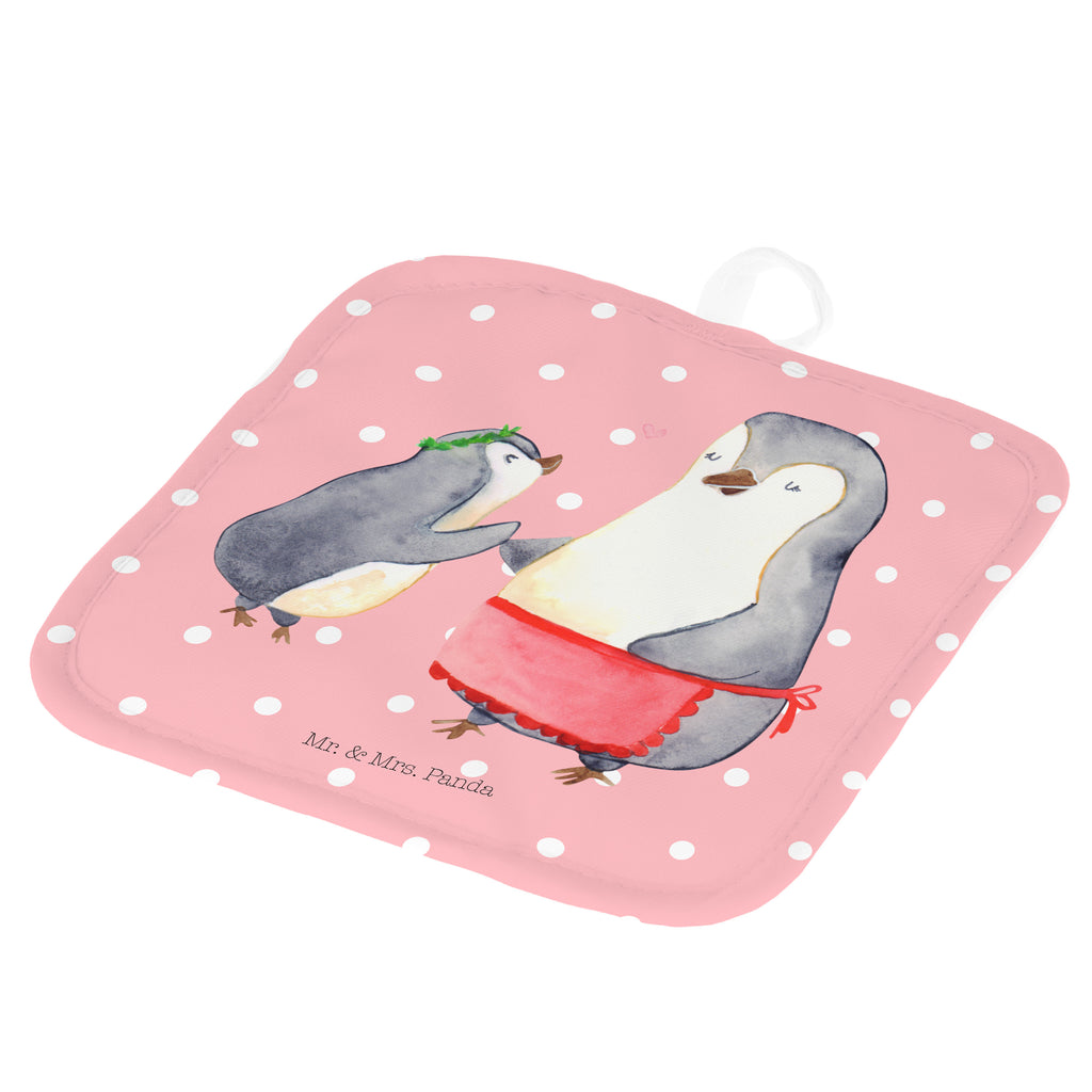 2er Set Topflappen  Pinguin mit Kind Topflappen, Topfuntersetzer, Ofenhandschuh, Topflappen Set, Topflappen lustig, Topflappen mit Spruch, Familie, Vatertag, Muttertag, Bruder, Schwester, Mama, Papa, Oma, Opa, Geschenk, Mami, Mutti, Mutter, Geburststag