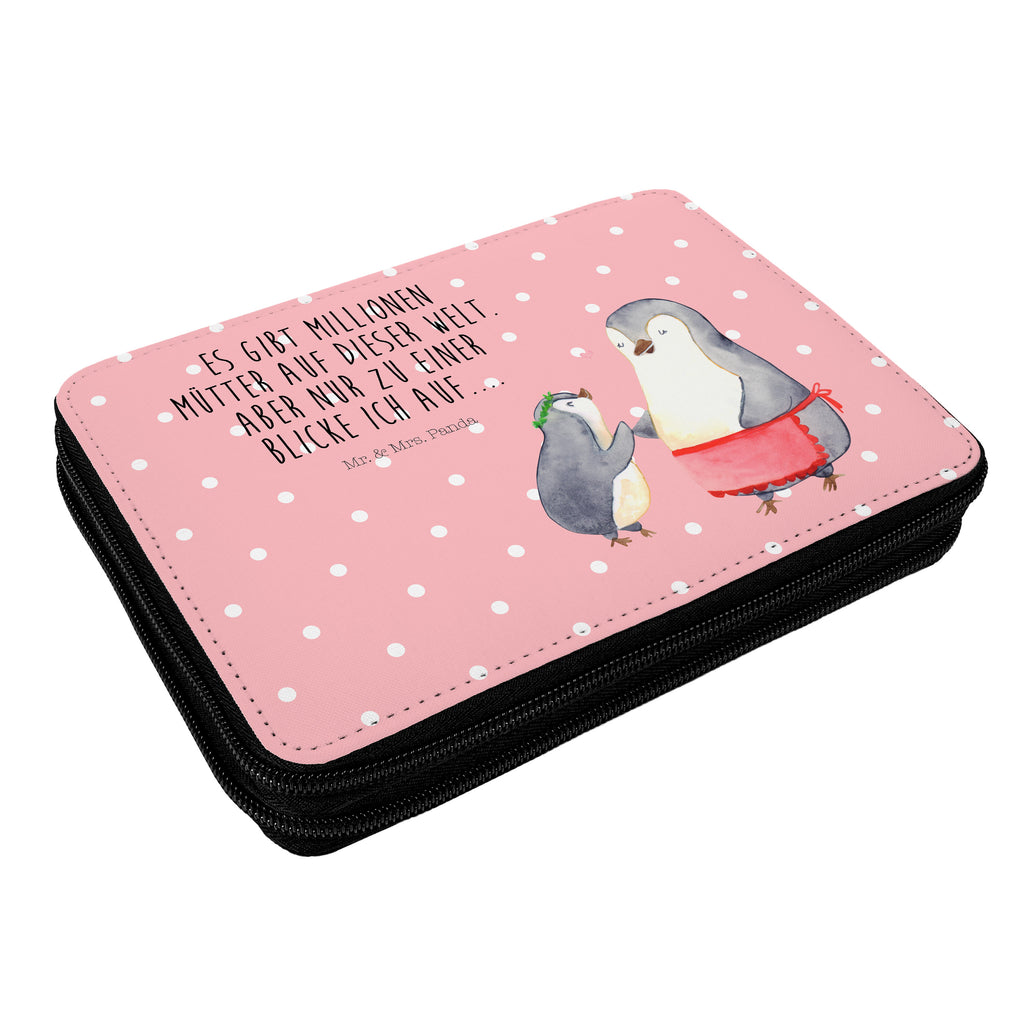 Federmappe Pinguin mit Kind Federmappe, Stiftetasche, Stifte Etui, Schule, Einschulung, Geschenk, Kind, Schüler, Schülerin, Stifterolle, Federmäppchen, Motiv, Grundschule, Federmäppchen bedruckt, Büro Stifte Etui, Bestückte Federmappe, Kinder Federmappe, Federmappe Einschulung, Familie, Vatertag, Muttertag, Bruder, Schwester, Mama, Papa, Oma, Opa, Mami, Mutti, Mutter, Geburststag