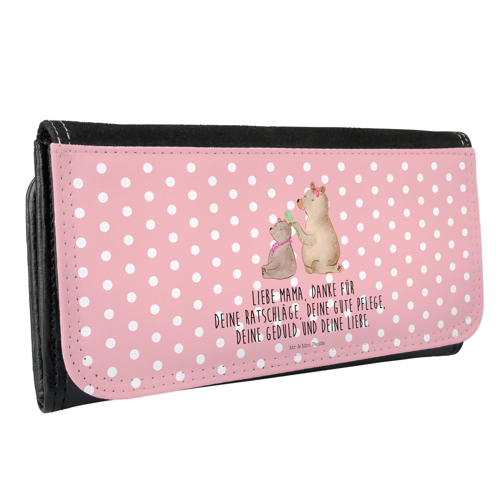 Damen Portemonnaie Bär mit Kind Portemonnaie, Portemonee, Geldbörse, Damen, Groß, XXL, Geldbeutel, Portemonnaies, Familie, Vatertag, Muttertag, Bruder, Schwester, Mama, Papa, Oma, Opa, Geschenk, Mutti, Mutter