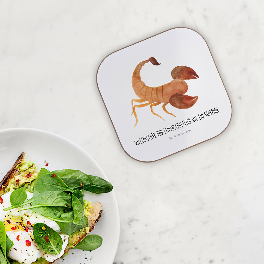 Quadratische Untersetzer Sternzeichen Skorpion Classic Bierdeckel, Glasuntersetzer, Untersetzer Gläser, Getränkeuntersetzer, Tierkreiszeichen, Sternzeichen, Horoskop, Astrologie, Aszendent, Skorpione, Skorpion Geschenk, Skorpion Sternzeichen, Geschenk Oktober, Geschenk November, Geburtstag Oktober, Geburtstag November