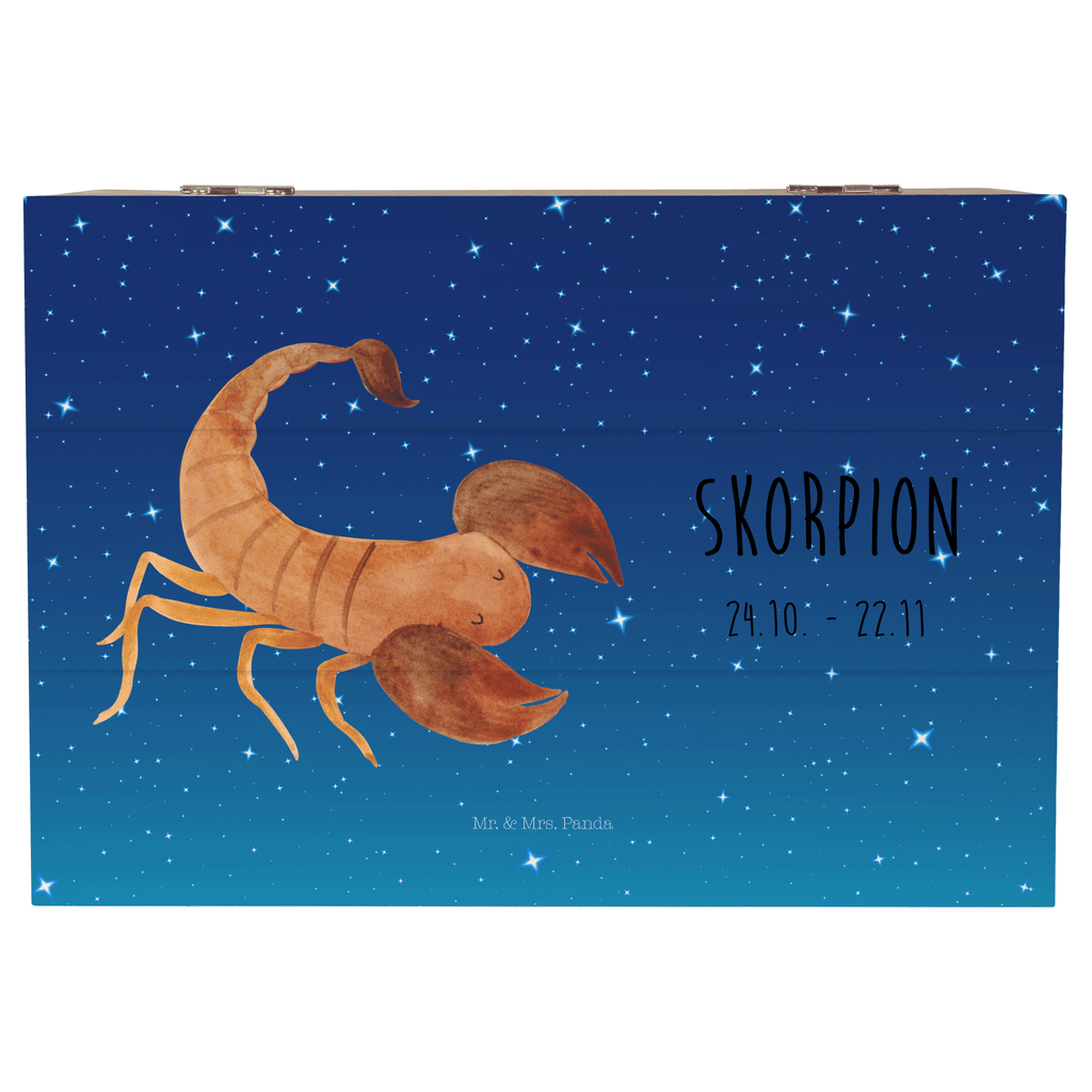 Holzkiste Sternzeichen Skorpion Classic Holzkiste, Kiste, Schatzkiste, Truhe, Schatulle, XXL, Erinnerungsbox, Erinnerungskiste, Dekokiste, Aufbewahrungsbox, Tierkreiszeichen, Sternzeichen, Horoskop, Astrologie, Aszendent, Skorpione, Skorpion Geschenk, Skorpion Sternzeichen, Geschenk Oktober, Geschenk November, Geburtstag Oktober, Geburtstag November