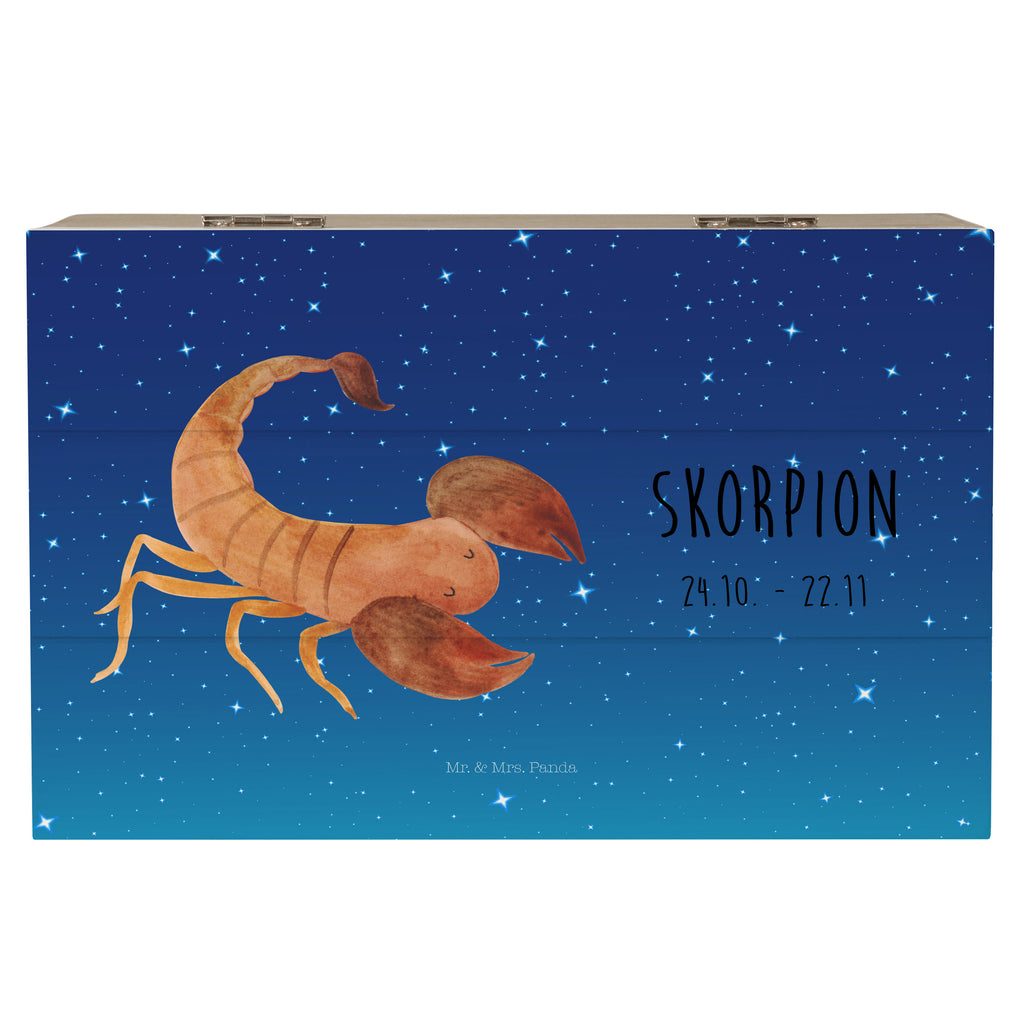 Holzkiste Sternzeichen Skorpion Classic Holzkiste, Kiste, Schatzkiste, Truhe, Schatulle, XXL, Erinnerungsbox, Erinnerungskiste, Dekokiste, Aufbewahrungsbox, Tierkreiszeichen, Sternzeichen, Horoskop, Astrologie, Aszendent, Skorpione, Skorpion Geschenk, Skorpion Sternzeichen, Geschenk Oktober, Geschenk November, Geburtstag Oktober, Geburtstag November