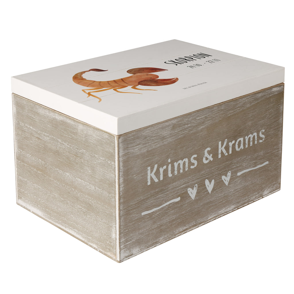 Holzkiste Sternzeichen Skorpion Classic Holzkiste, Kiste, Schatzkiste, Truhe, Schatulle, XXL, Erinnerungsbox, Erinnerungskiste, Dekokiste, Aufbewahrungsbox, Tierkreiszeichen, Sternzeichen, Horoskop, Astrologie, Aszendent, Skorpione, Skorpion Geschenk, Skorpion Sternzeichen, Geschenk Oktober, Geschenk November, Geburtstag Oktober, Geburtstag November