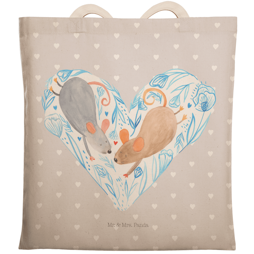 Einkaufstasche Mäuse Herz Tragetasche, Tasche, Beutel, Stofftasche, Baumwolltasche, Umhängetasche, Shopper, Liebe, Partner, Freund, Freundin, Ehemann, Ehefrau, Heiraten, Verlobung, Heiratsantrag, Liebesgeschenk, Jahrestag, Hocheitstag, Maus, Mäuse, Liebesbotschaft, Liebesbeweis, Hochzeit, Lieblingsmensch, Gemeinsamkeit, Love, Geschenk für zwei