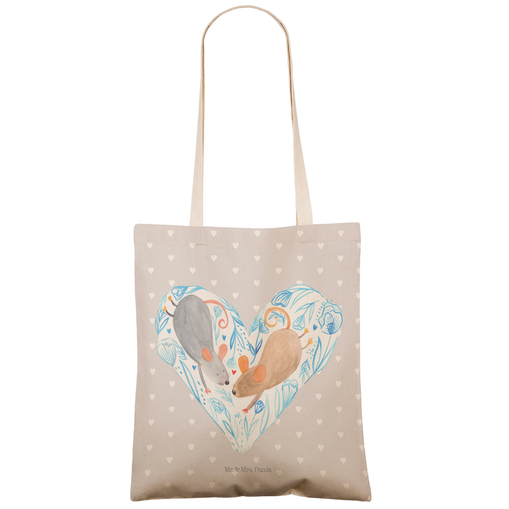Einkaufstasche Mäuse Herz Tragetasche, Tasche, Beutel, Stofftasche, Baumwolltasche, Umhängetasche, Shopper, Liebe, Partner, Freund, Freundin, Ehemann, Ehefrau, Heiraten, Verlobung, Heiratsantrag, Liebesgeschenk, Jahrestag, Hocheitstag, Maus, Mäuse, Liebesbotschaft, Liebesbeweis, Hochzeit, Lieblingsmensch, Gemeinsamkeit, Love, Geschenk für zwei