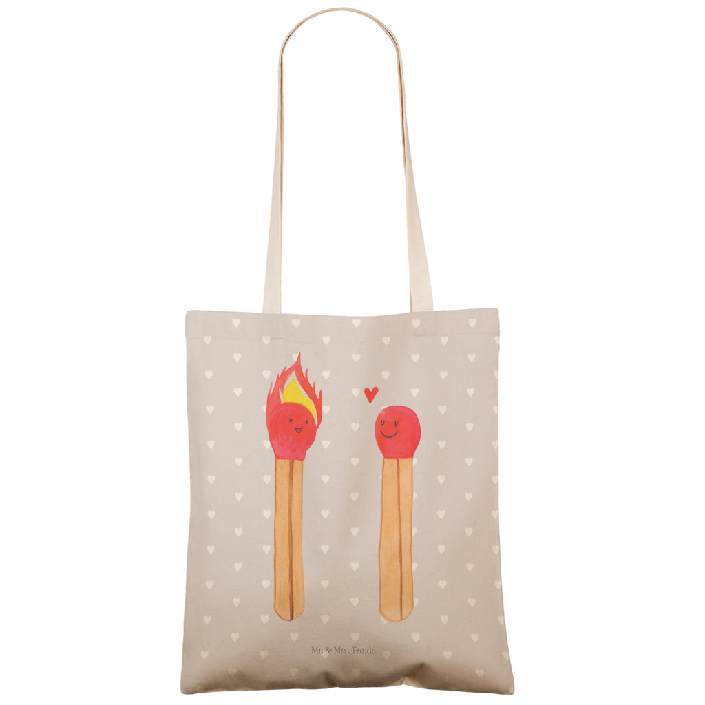 Einkaufstasche Streichhölzer Tragetasche, Tasche, Beutel, Stofftasche, Baumwolltasche, Umhängetasche, Shopper, Liebe, Partner, Freund, Freundin, Ehemann, Ehefrau, Heiraten, Verlobung, Heiratsantrag, Liebesgeschenk, Jahrestag, Hocheitstag, Streichhölzer