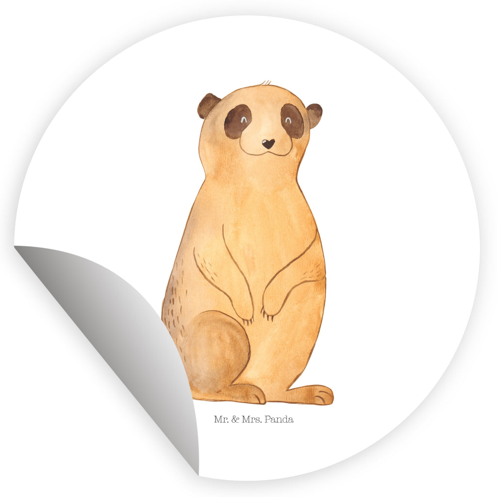 120mm Rund Aufkleber Erdmännchen Sticker, Aufkleber, Etikett, Kinder, rund, Afrika, Wildtiere, Erdmännchen, Reisen, Spruch, Weltreise, Afrikareise, Roadtrip, Traveling