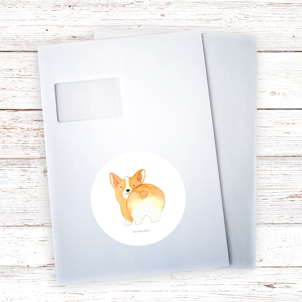 120mm Rund Aufkleber Corgie Po Sticker, Aufkleber, Etikett, Kinder, rund, Hund, Hundemotiv, Haustier, Hunderasse, Tierliebhaber, Hundebesitzer, Sprüche, Corgie, Hundeliebe, Motivation, Selbstliebe, Spruch
