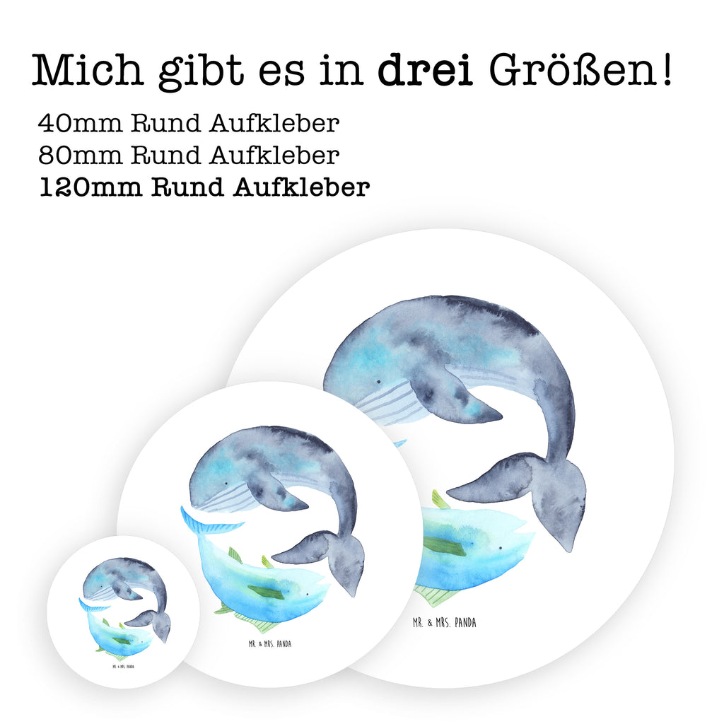 120mm Rund Aufkleber Walfisch & Thunfisch Sticker, Aufkleber, Etikett, Kinder, rund, Tiermotive, Gute Laune, lustige Sprüche, Tiere, Wal, Wahl, Tunfisch, Wortwitz lustig, Spruch lustig, Flachwitz, Witz, Spruch des Tages, Flachwitz Geschenk