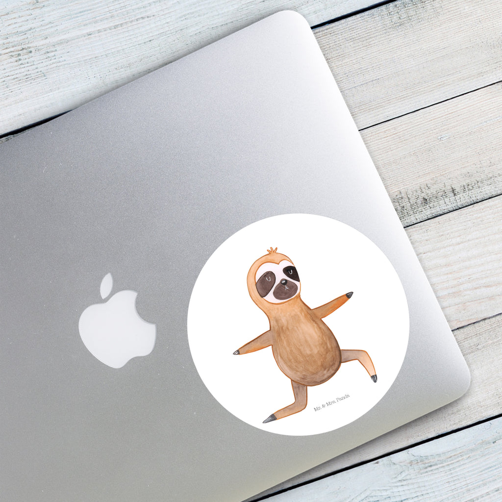 120mm Rund Aufkleber Faultier  Yoga Sticker, Aufkleber, Etikett, Kinder, rund, Faultier, Faultier Geschenk, Faultier Deko, Faultiere, faul, Lieblingstier, Yoga, Namaste, Krieger, Yogaübungen, Meditation, Atmung, Gelassenheit, Entspannung
