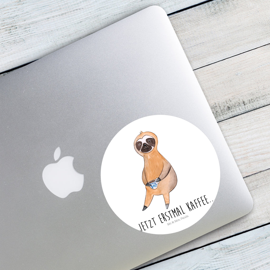 120mm Rund Aufkleber Faultier Kaffee Sticker, Aufkleber, Etikett, Kinder, rund, Faultier, Faultier Geschenk, Faultier Deko, Faultiere, faul, Lieblingstier, Kaffee, erster Kaffee, Morgenmuffel, Frühaufsteher, Kaffeetasse, Genießer, Coffee, Kaffeegetränk