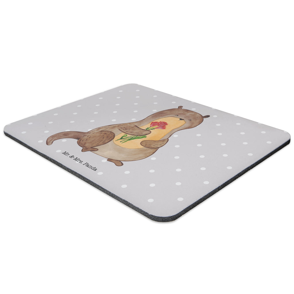 Mauspad Otter Blumenstrauß Mousepad, Computer zubehör, Büroausstattung, PC Zubehör, Arbeitszimmer, Mauspad, Einzigartiges Mauspad, Designer Mauspad, Otter, Fischotter, Seeotter, Otter Seeotter See Otter