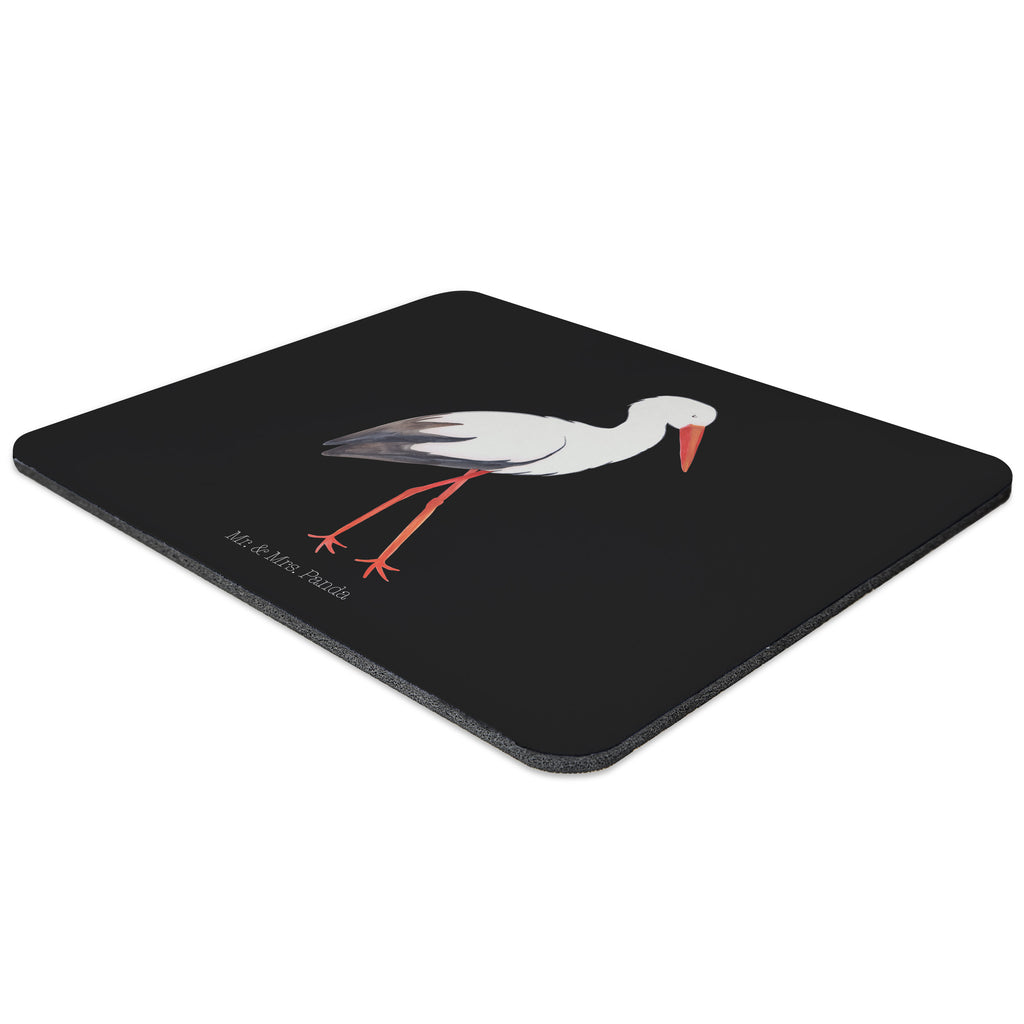 Mauspad Storch Mousepad, Computer zubehör, Büroausstattung, PC Zubehör, Arbeitszimmer, Mauspad, Einzigartiges Mauspad, Designer Mauspad, Tiermotive, Gute Laune, lustige Sprüche, Tiere, Storch, Störche, Schwangerschaft, Geburt, Mutter, Mütter, Mutter werden, Schwanger, Babybauch, Baby