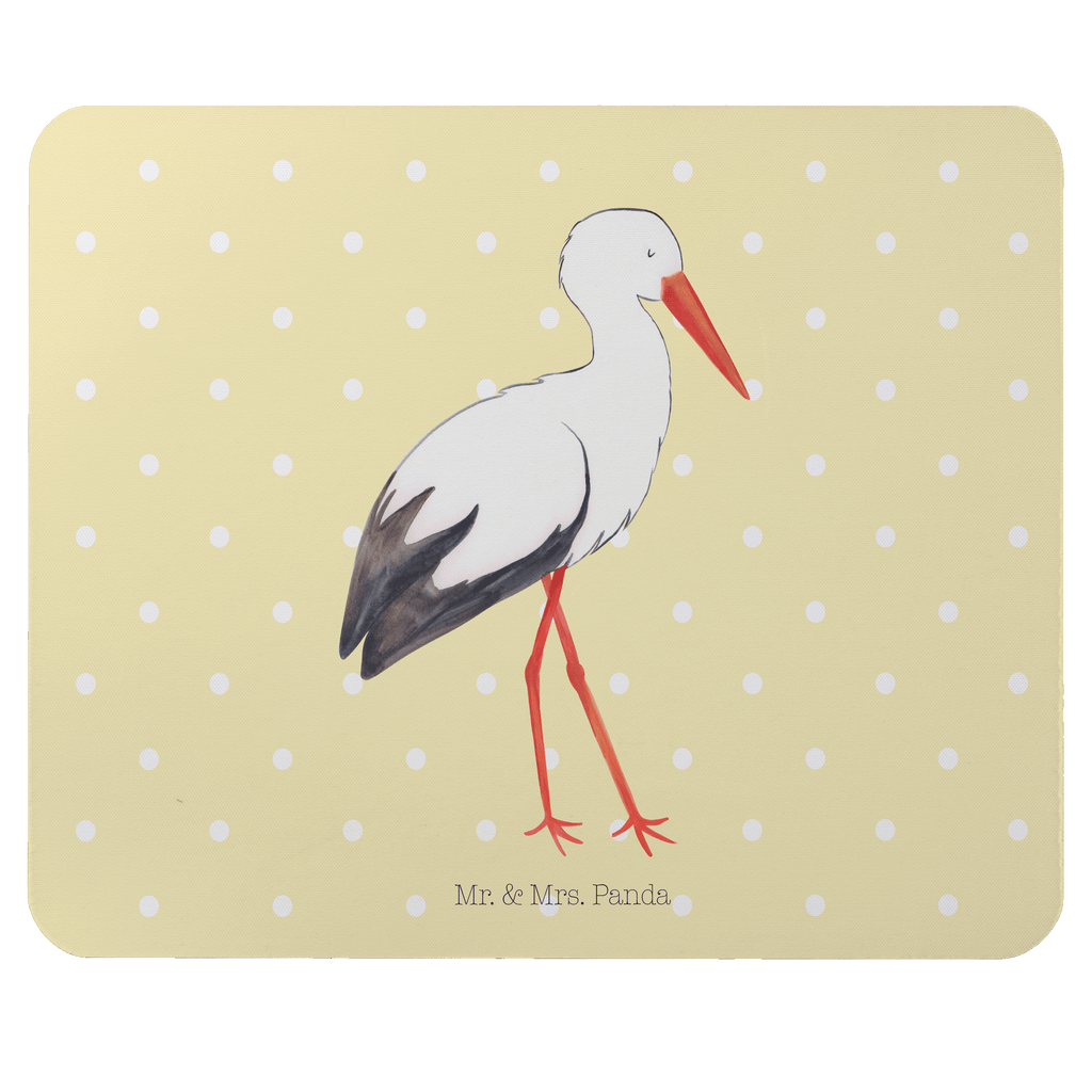 Mauspad Storch Mousepad, Computer zubehör, Büroausstattung, PC Zubehör, Arbeitszimmer, Mauspad, Einzigartiges Mauspad, Designer Mauspad, Tiermotive, Gute Laune, lustige Sprüche, Tiere, Storch, Störche, Schwangerschaft, Geburt, Mutter, Mütter, Mutter werden, Schwanger, Babybauch, Baby