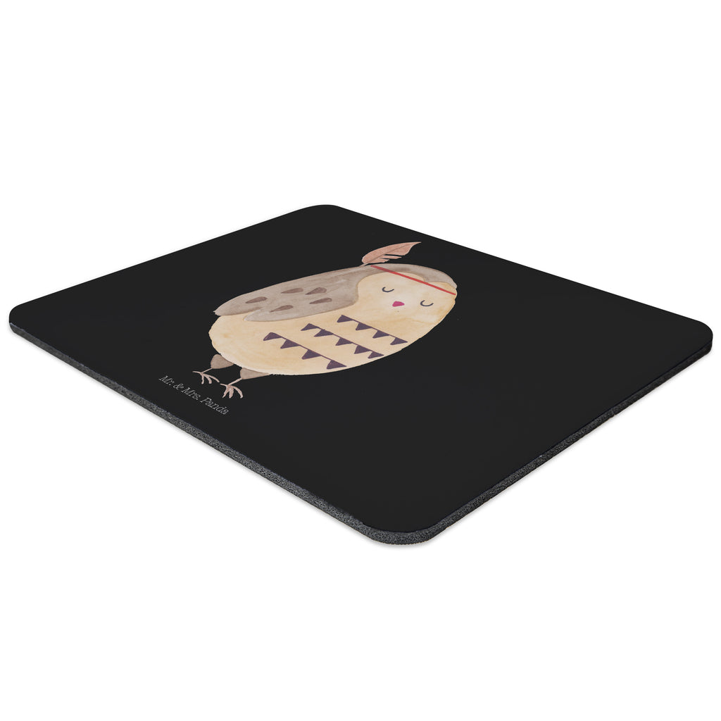 Mauspad Eule Federschmuck Mousepad, Computer zubehör, Büroausstattung, PC Zubehör, Arbeitszimmer, Mauspad, Einzigartiges Mauspad, Designer Mauspad, Eule, Eule Deko, Owl, Das Leben ist ein Abenteuer, Reisespruch, Federschmuck, Dekoration