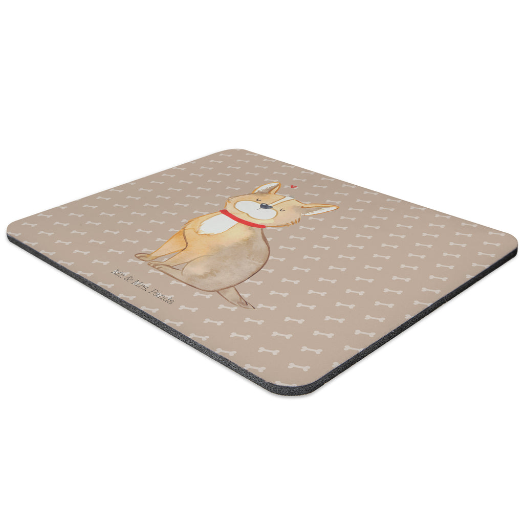Mauspad Hundeglück Mousepad, Computer zubehör, Büroausstattung, PC Zubehör, Arbeitszimmer, Mauspad, Einzigartiges Mauspad, Designer Mauspad, Hund, Hundemotiv, Haustier, Hunderasse, Tierliebhaber, Hundebesitzer, Sprüche, Corgie, Hundeliebe, Spruch, Hundemama, Liebe