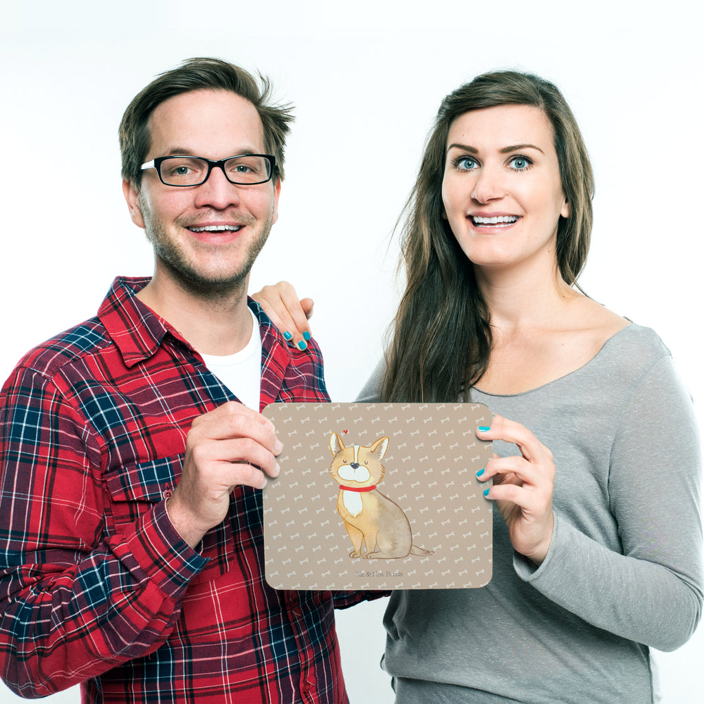 Mauspad Hundeglück Mousepad, Computer zubehör, Büroausstattung, PC Zubehör, Arbeitszimmer, Mauspad, Einzigartiges Mauspad, Designer Mauspad, Hund, Hundemotiv, Haustier, Hunderasse, Tierliebhaber, Hundebesitzer, Sprüche, Corgie, Hundeliebe, Spruch, Hundemama, Liebe