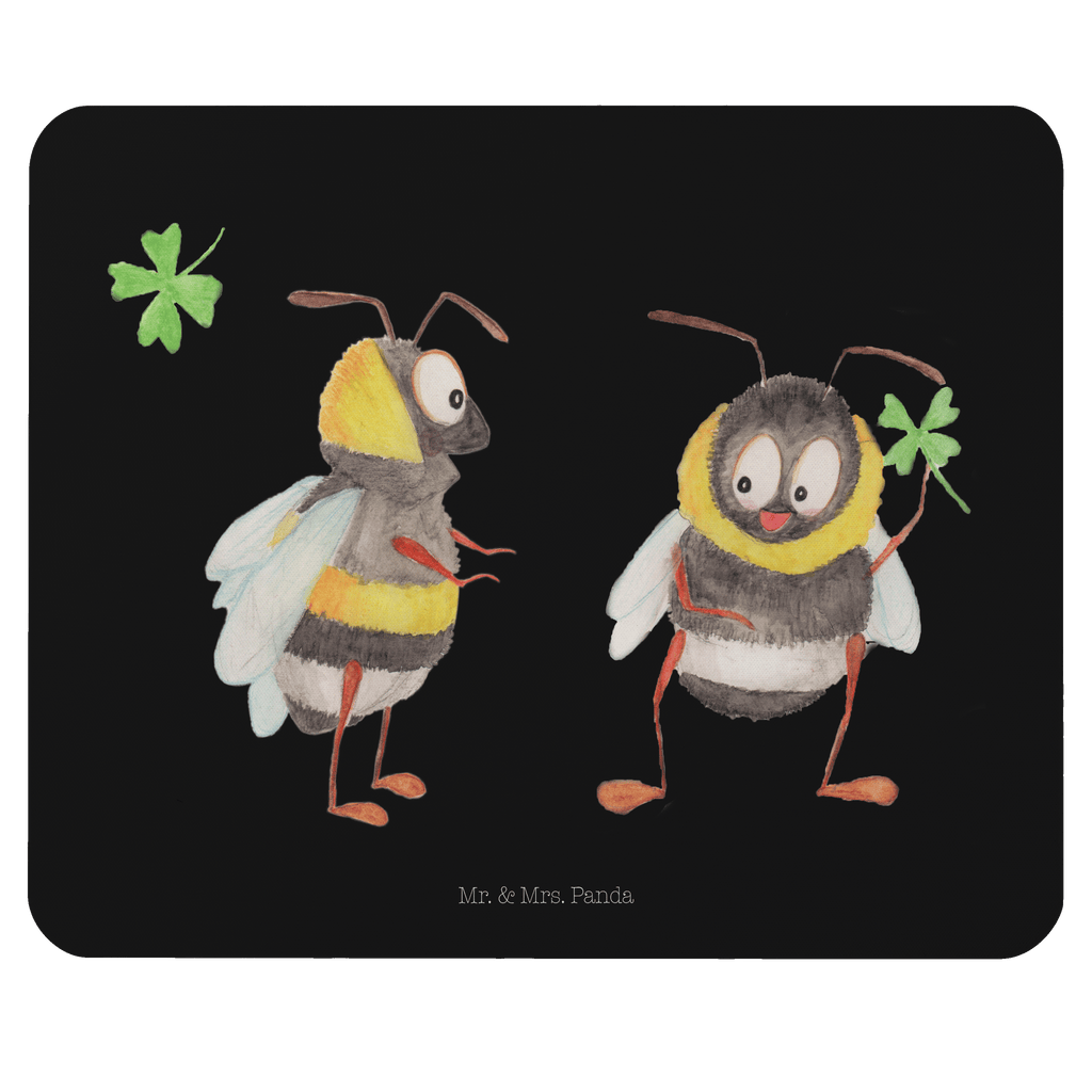 Mauspad Hummeln mit Kleeblatt Mousepad, Computer zubehör, Büroausstattung, PC Zubehör, Arbeitszimmer, Mauspad, Einzigartiges Mauspad, Designer Mauspad, Tiermotive, Gute Laune, lustige Sprüche, Tiere, Hummel, Biene, Spruch positiv, Biene Deko, Spruch schön, glücklich sein, glücklich werden, Spruch fröhlich