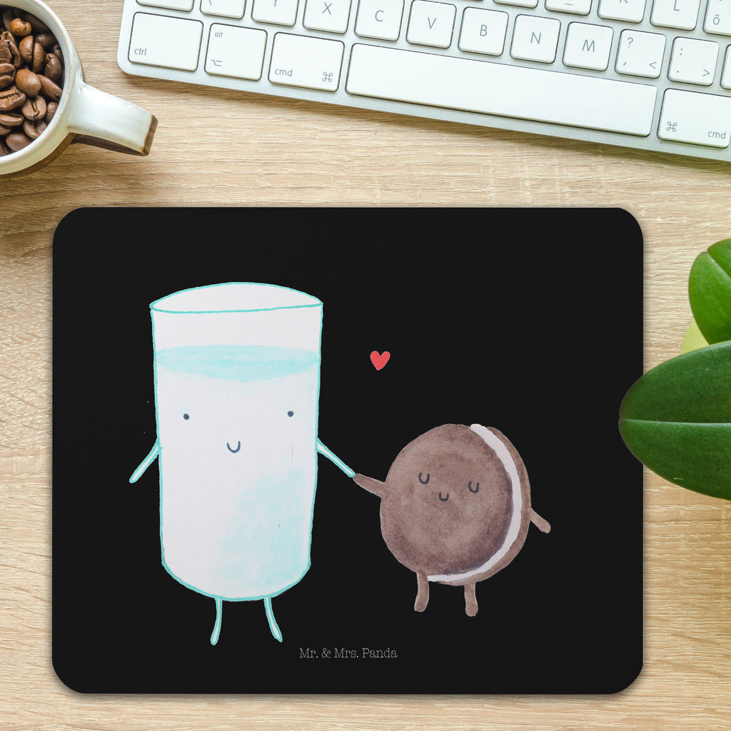 Mauspad Milch & Keks Mousepad, Computer zubehör, Büroausstattung, PC Zubehör, Arbeitszimmer, Mauspad, Einzigartiges Mauspad, Designer Mauspad, Tiermotive, Gute Laune, lustige Sprüche, Tiere, Milk, Cookie, Milch, Keks, Kekse, Kaffee, Einladung Frühstück, Motiv süß, romantisch, perfektes Paar