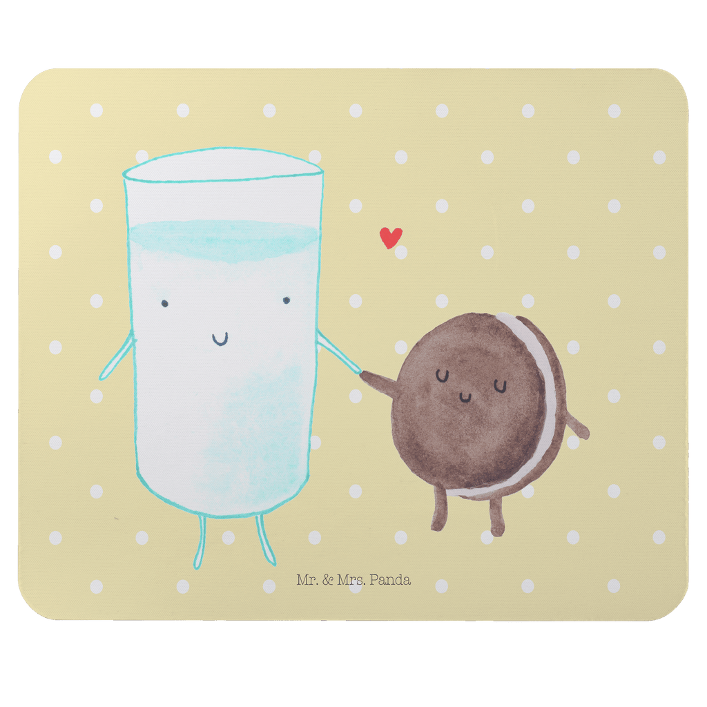 Mauspad Milch & Keks Mousepad, Computer zubehör, Büroausstattung, PC Zubehör, Arbeitszimmer, Mauspad, Einzigartiges Mauspad, Designer Mauspad, Tiermotive, Gute Laune, lustige Sprüche, Tiere, Milk, Cookie, Milch, Keks, Kekse, Kaffee, Einladung Frühstück, Motiv süß, romantisch, perfektes Paar