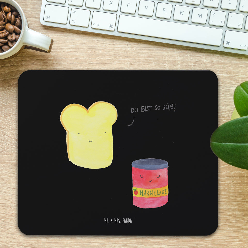 Mauspad Toast & Marmelade Mousepad, Computer zubehör, Büroausstattung, PC Zubehör, Arbeitszimmer, Mauspad, Einzigartiges Mauspad, Designer Mauspad, Tiermotive, Gute Laune, lustige Sprüche, Tiere, Toast, Marmelade, Dreamteam, süße Postkarte, süß, Küche Deko, Küche Spruch, Frühstück Einladung, Brot, Toastbrot