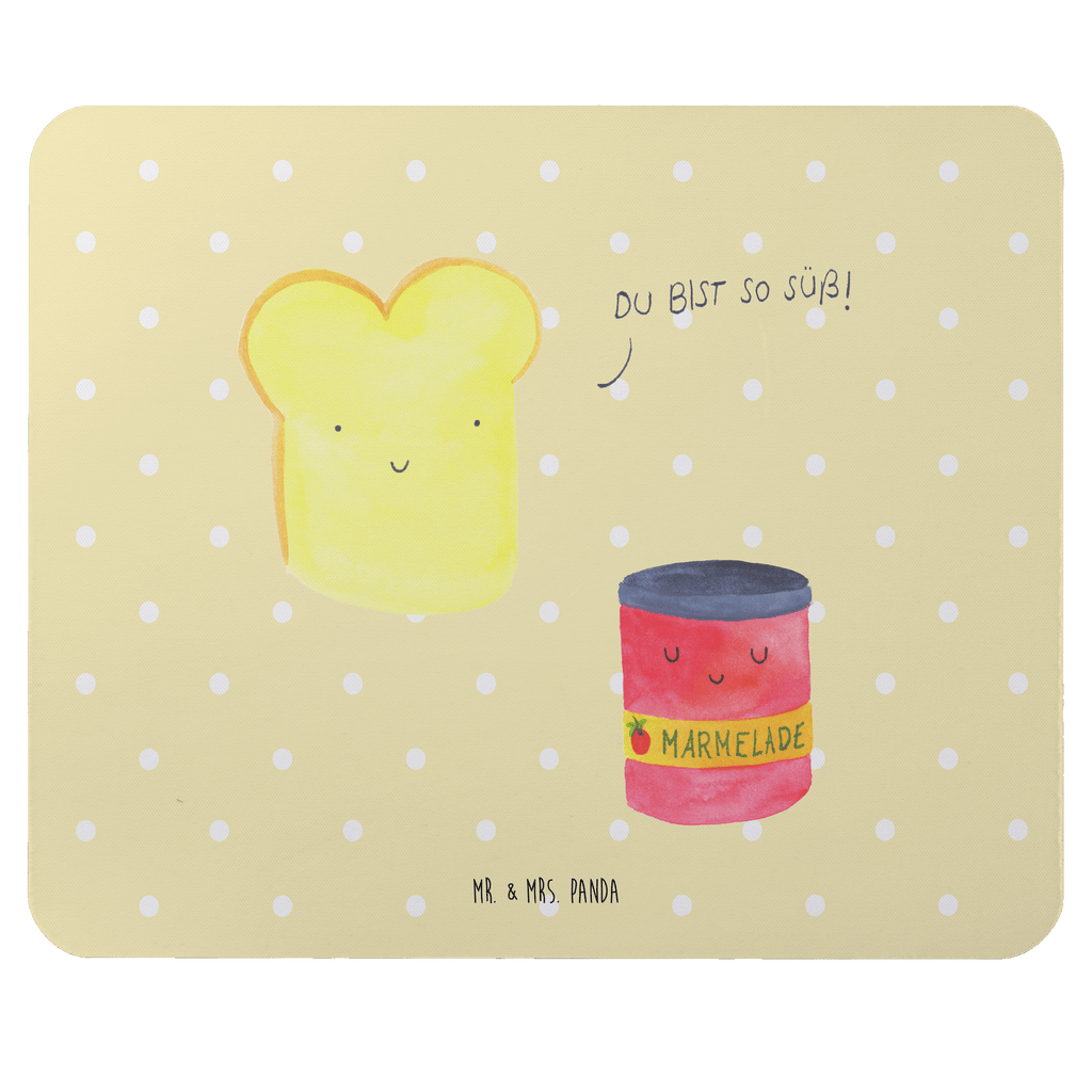 Mauspad Toast & Marmelade Mousepad, Computer zubehör, Büroausstattung, PC Zubehör, Arbeitszimmer, Mauspad, Einzigartiges Mauspad, Designer Mauspad, Tiermotive, Gute Laune, lustige Sprüche, Tiere, Toast, Marmelade, Dreamteam, süße Postkarte, süß, Küche Deko, Küche Spruch, Frühstück Einladung, Brot, Toastbrot