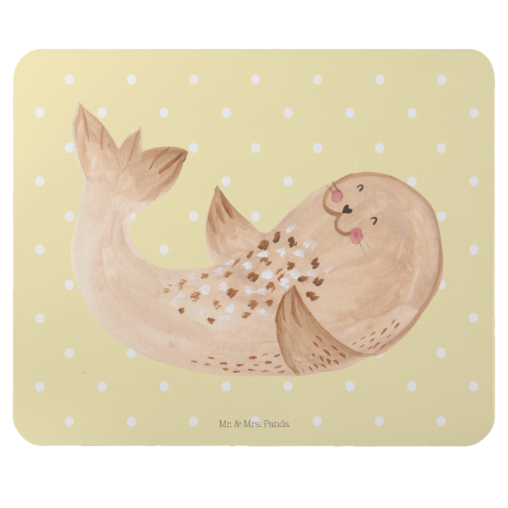 Mauspad Robbe liegend Mousepad, Computer zubehör, Büroausstattung, PC Zubehör, Arbeitszimmer, Mauspad, Einzigartiges Mauspad, Designer Mauspad, Tiermotive, Gute Laune, lustige Sprüche, Tiere, Robbe, Robben, Seehund, Strand, Meerestier, Ostsee, Nordsee, Lachen, Freude