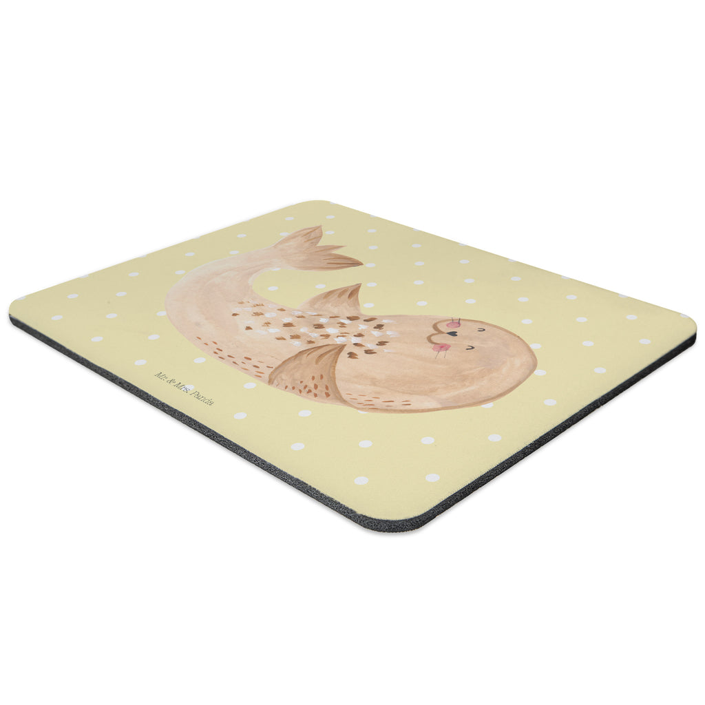 Mauspad Robbe liegend Mousepad, Computer zubehör, Büroausstattung, PC Zubehör, Arbeitszimmer, Mauspad, Einzigartiges Mauspad, Designer Mauspad, Tiermotive, Gute Laune, lustige Sprüche, Tiere, Robbe, Robben, Seehund, Strand, Meerestier, Ostsee, Nordsee, Lachen, Freude