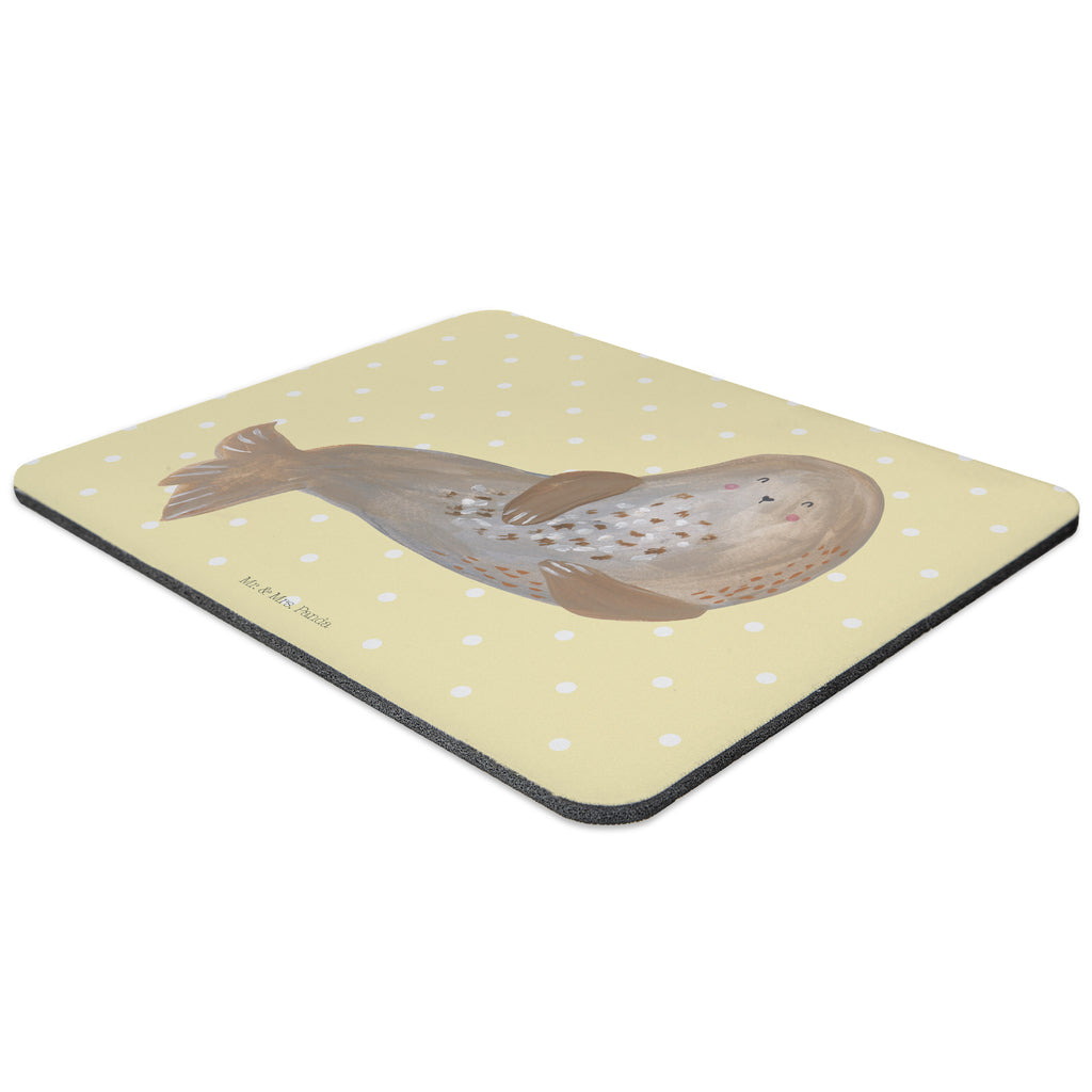 Mauspad Robbe lachend Mousepad, Computer zubehör, Büroausstattung, PC Zubehör, Arbeitszimmer, Mauspad, Einzigartiges Mauspad, Designer Mauspad, Tiermotive, Gute Laune, lustige Sprüche, Tiere, Robbe, Robben, Seehund, Strand, Meerestier, Ostsee, Nordsee