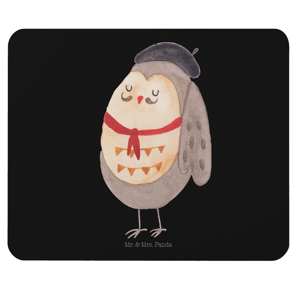 Mauspad Eule Französisch Mousepad, Computer zubehör, Büroausstattung, PC Zubehör, Arbeitszimmer, Mauspad, Einzigartiges Mauspad, Designer Mauspad, Eule, Eulen, Eule Deko, Owl, hibou, La vie est belle, das Leben ist schön, Spruch schön, Spruch Französisch, Frankreich